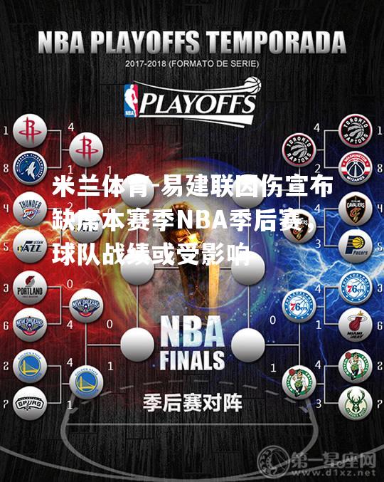 米兰体育-易建联因伤宣布缺席本赛季NBA季后赛，球队战绩或受影响